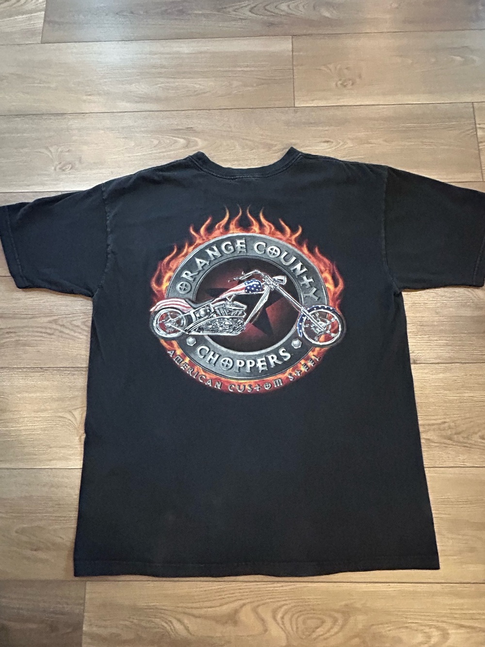 Orange County Choppers Graphic T Shirt Biker Motorcycle Black XL